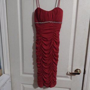 Red dress perfect for Christmas party